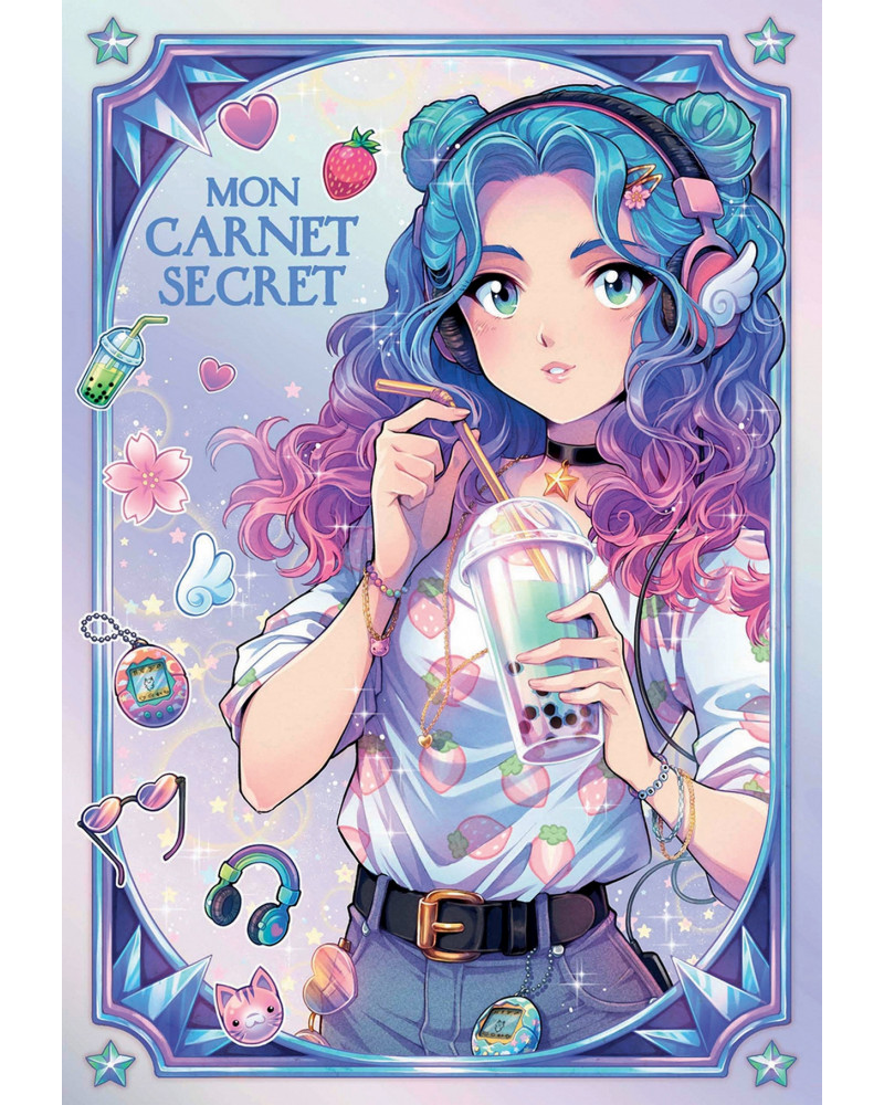 MON CARNET SECRET MANGA HOLOGRAPHIQUE