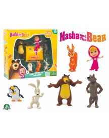 MASHA&MICHKA COFFRET 6 FIG. + SURPRISE