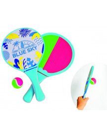 FILET 2 RAQUETTES BEACH BALL/SCRATCH
