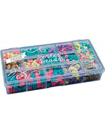 BOITE PERLES BOIS COULEUR