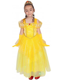 DEGUISEMENT LUXE PRINCESSE JAUNE 7/8