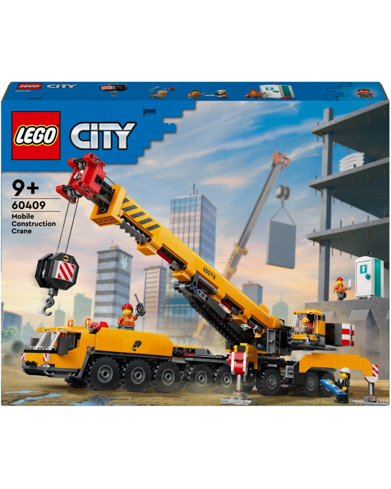 LA GRUE DE CHANTIER MOBILE JAUNE