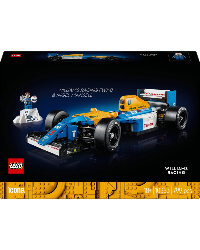 WILLIAMS RACING FW14B ET NIGEL MANSELL