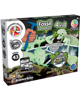 4 DINOS GLOW IN THE DARK A...