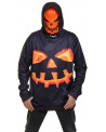 SWEAT ET MASQUE ADULTE TUEUR CITROUILLE