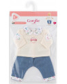 BEBE 36CM T-SHIRT + JEANS WK PARIS