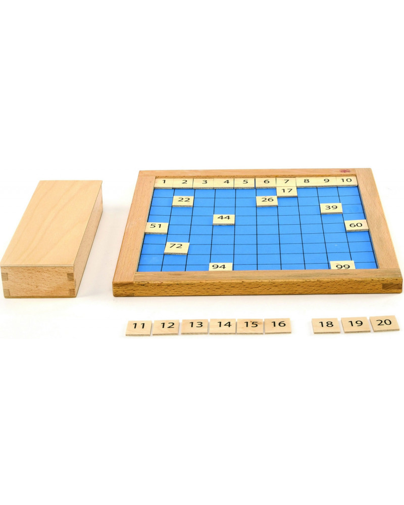 NOMBRES DE 1 A 100 MONTESSORI
