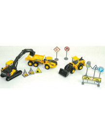 COFFRET 3 VEHICULES DE CHANTIER VOLVO