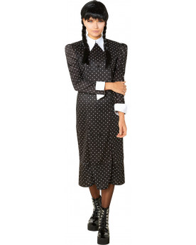 ROBE ADULTE MERCREDI ADDAMS M