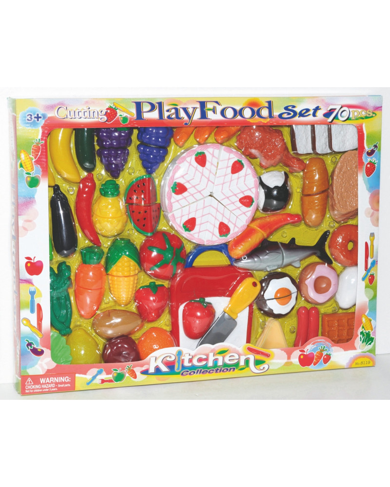 BTE 70 PCES ALIMENTS A DECOUPER