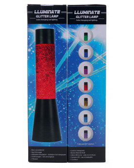 LAMPE GLITTER 32.5CM LEDS 4...