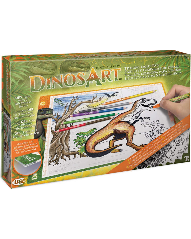 DINOS ART TABLETTE LUMINEUSE DE DESSIN