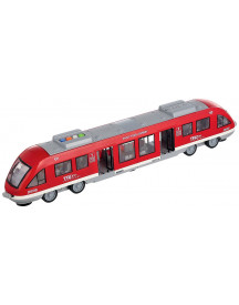TRAM ROUGE 43CM PORTES OUVRANTES L/S FRI