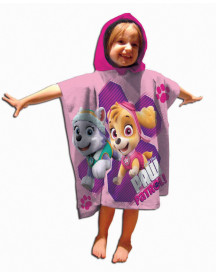 PONCHO POLYESTER 55X110CM PAW PATROL ROS