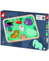 PUZZLE CHUNKY JUNGLE WWF