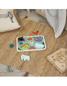 PUZZLE CHUNKY JUNGLE WWF