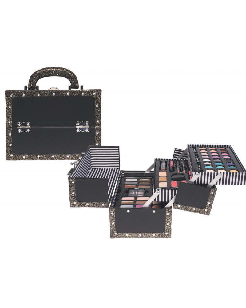 MALLETTE DE MAQUILLAGE GLAMOUR BLACK GLI