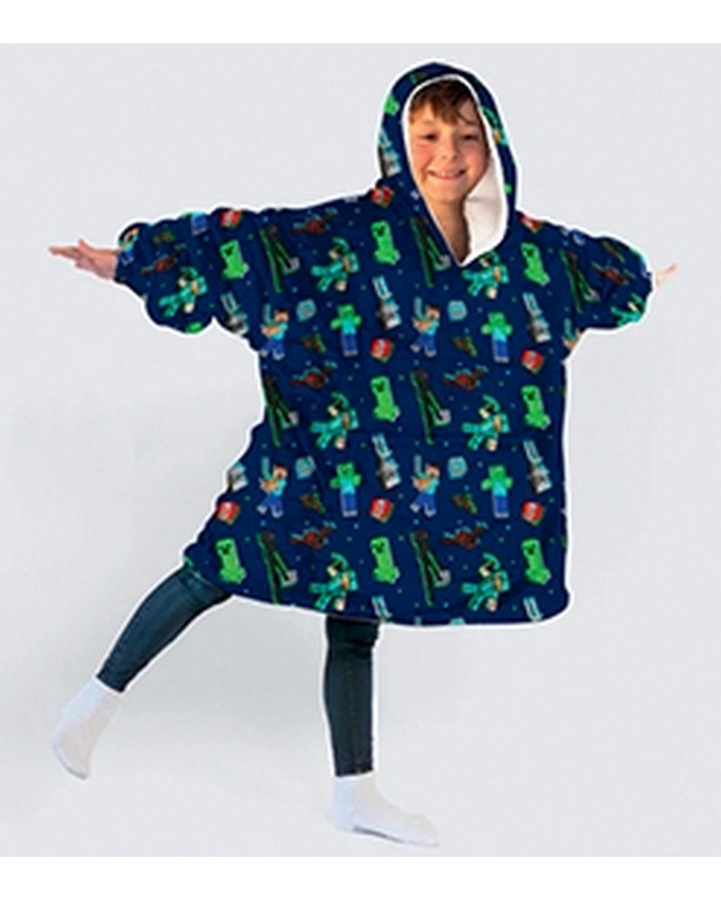 PONCHO TAILLE 7/14 MINECRAFT