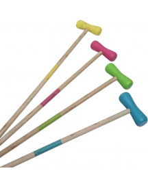JEU DE CROQUET 4 JOUEURS BOIS