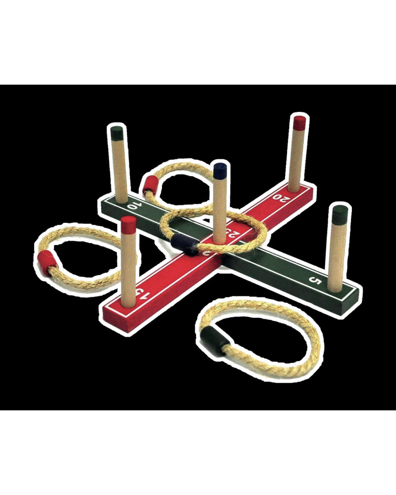 JEU D'ANNEAUX EN CROIX