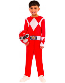 COST. POWER RANGER ROUGE 7/8 ANS