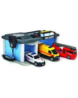 CASERNE + 3 VEHICULES DE...