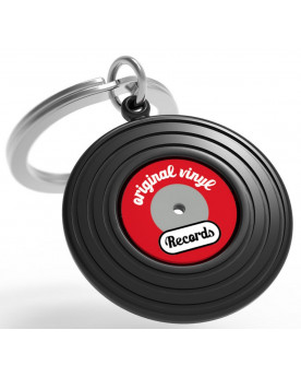 PORTE CLES METAL VINYLE