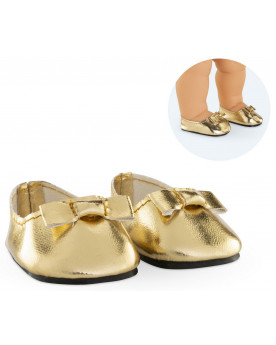 BB 36CM BALLERINES DOREES