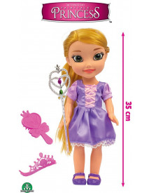 DISNEY PRINCESSE RAIPONCE 35CM + ACC.
