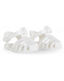 BB 36CM SANDALES BLANCHES