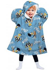 PONCHO TAILLE 3/6 BLUEY