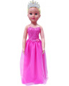POUPEE PRINCESSE ROSE 70CM
