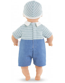 BB CALIN MAEL BLEU/GRIS 30CM