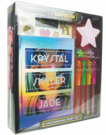 RAINBOW HIGH HOLOGRAPHIC DIARY SET