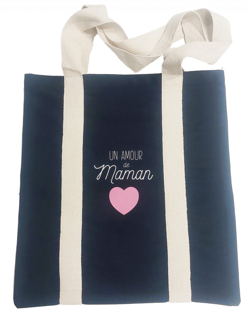 TOTE BAG BLEU MAMAN