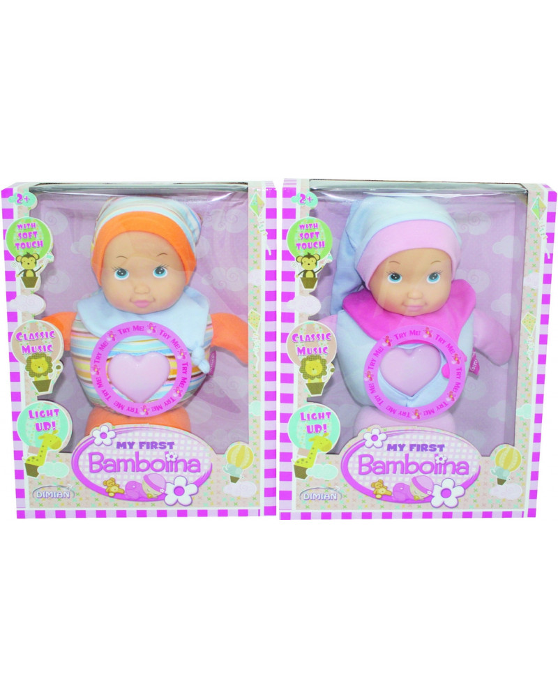 BAMBOLINA VEILLEUSE L/S 30CM CHANG.COUL.