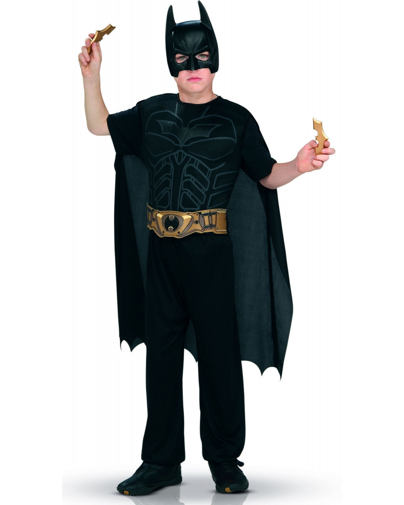 BATMAN PLASTRON IMPRIME/CAPE/MASQUE