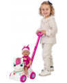 BEBE 37CM + PORTEUR LICORNE