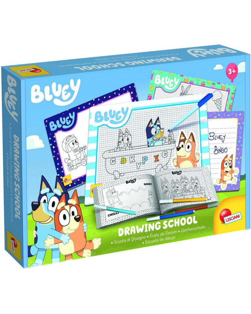 BLUEY ECOLE DE DESSIN