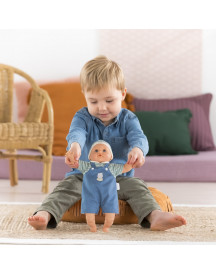 BB CALIN MAEL BLEU/GRIS 30CM