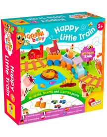 HAPPY LITTLE TRAIN BOIS CHIFFRES FORMES