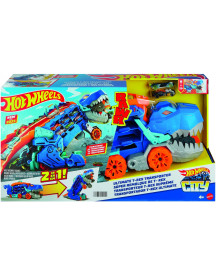 HOT WHEELS TRANSPORTEUR DINO TRANSFORMAB