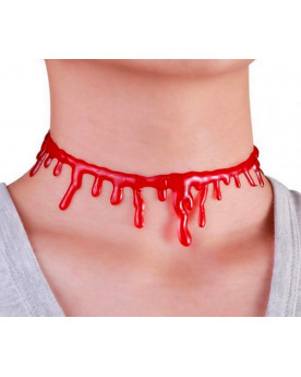 COLLIER RAS DE COU SANG