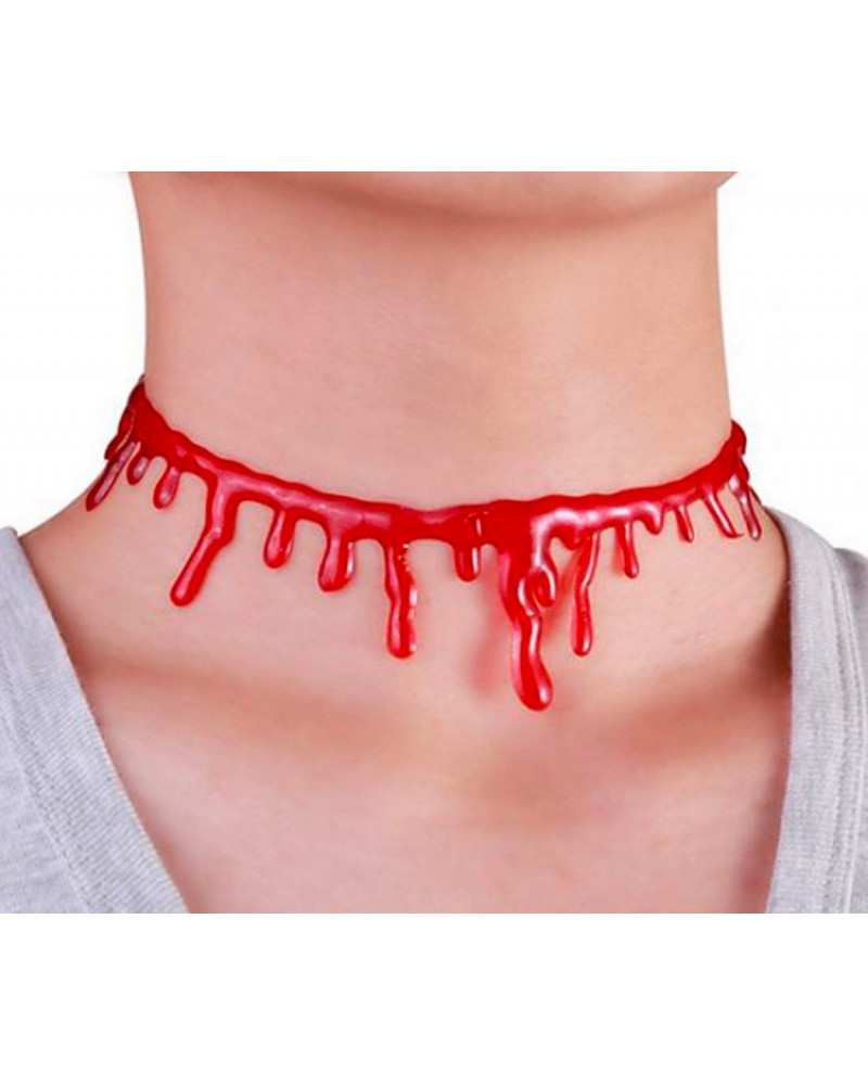 COLLIER RAS DE COU SANG