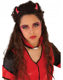 BARRETTES CHEVEUX CORNES DE DIABLE
