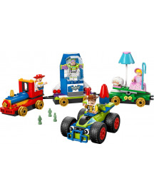 LE TRAIN EN FETE ET VOITURE RC TOY STORY