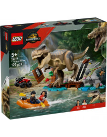 LE T. REX ET L'EVASION SUR LA RIVIERE