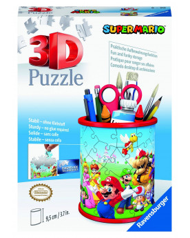 PUZZ. 3D POT A CRAYONS MARIO