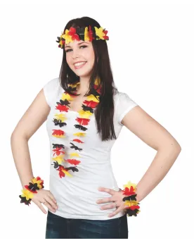 COLLIER HAWAI BELGE + BRACELETS + TIARE   BLD62056  Âge Minimum: 3A...