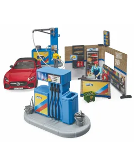 STATION ESSENCE + VOITURE + PERS.  Avec pompe à essence, car-wash, ...